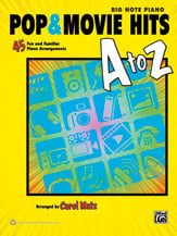 Pop and Movie Hits A to Z piano sheet music cover